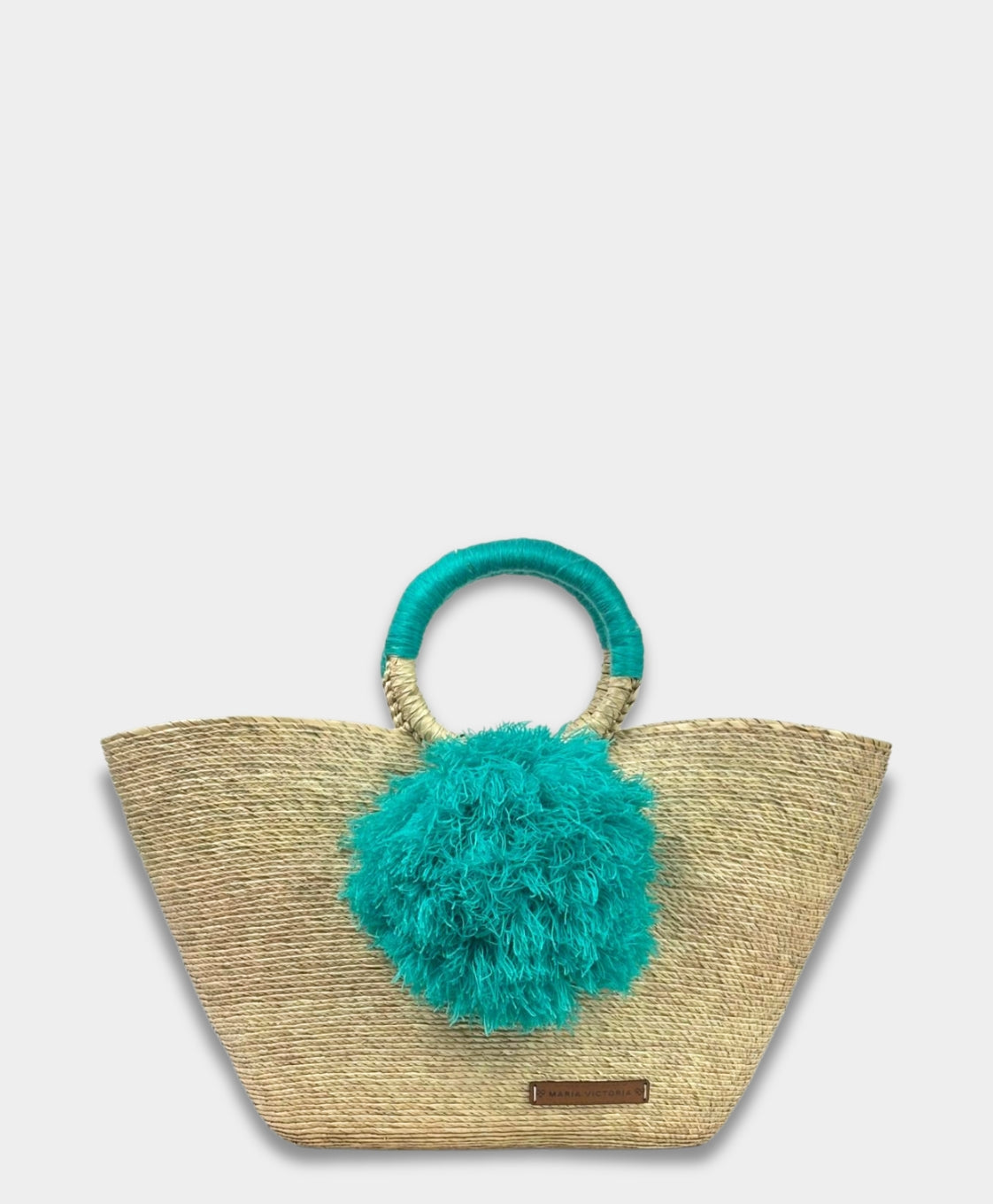 Maria Victoria | Palma Hamac Aqua Bag | Handwoven Summer Tote, Oversiz